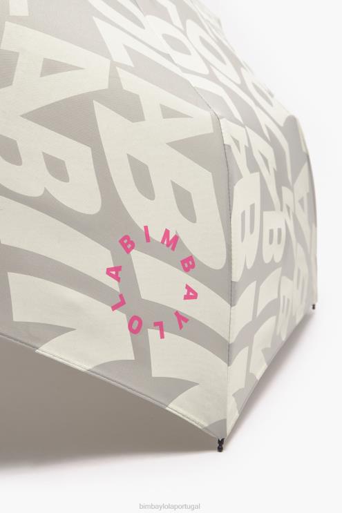 bege acessórios 64X4N961 guarda-chuva do logotipo distorb Bimba Y Lola