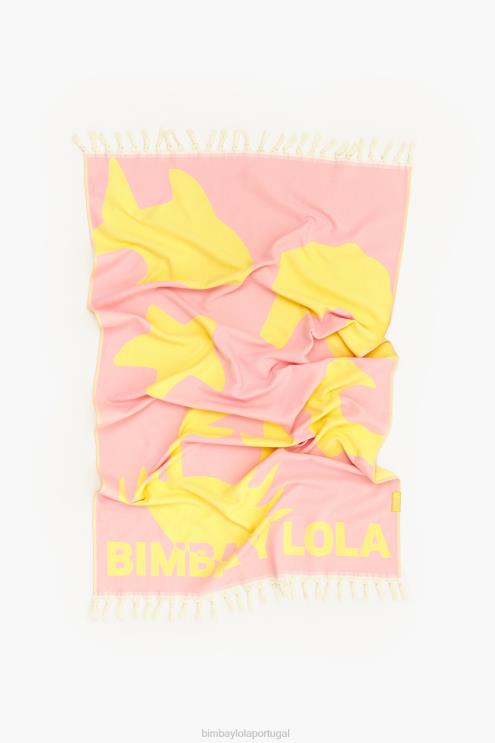 rosa acessórios 64X4N890 toalha jacquard Bimba Y Lola