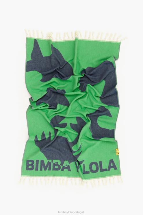 verde acessórios 64X4N891 toalha jacquard Bimba Y Lola
