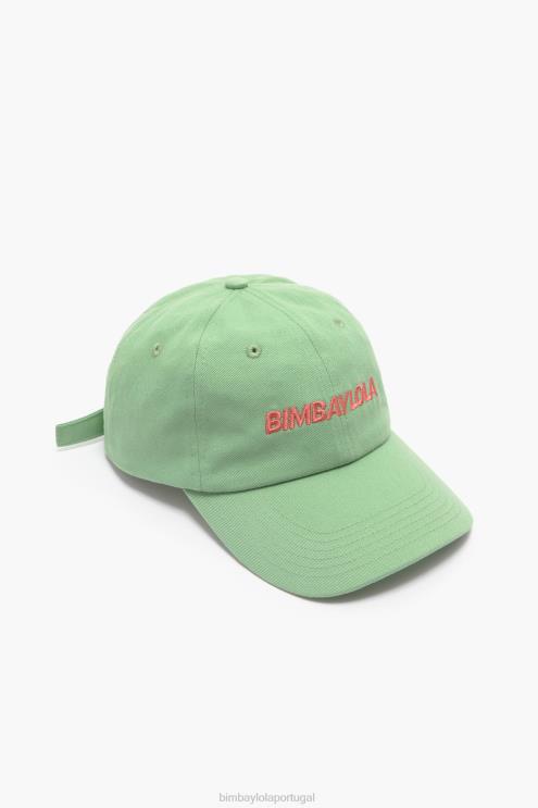 verde acessórios 64X4N859 gorro de algodão Bimba Y Lola