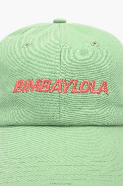 verde acessórios 64X4N859 gorro de algodão Bimba Y Lola