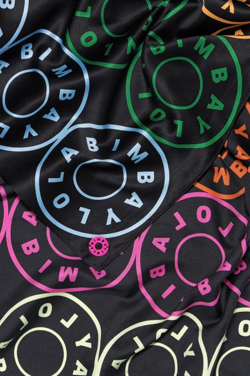 preto acessórios 64X4N626 cachecol logotipos Bimba Y Lola