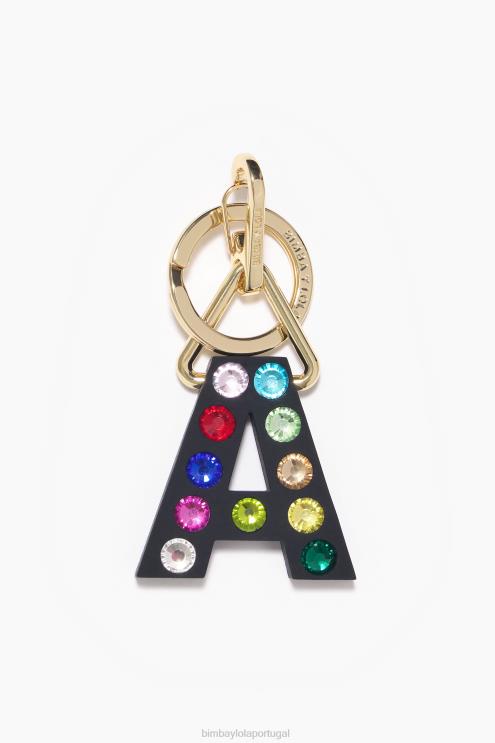 a acessórios 64X4N957 chaveiro de silicone com letras Bimba Y Lola