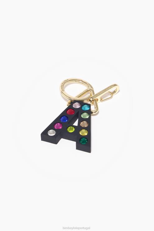 a acessórios 64X4N957 chaveiro de silicone com letras Bimba Y Lola