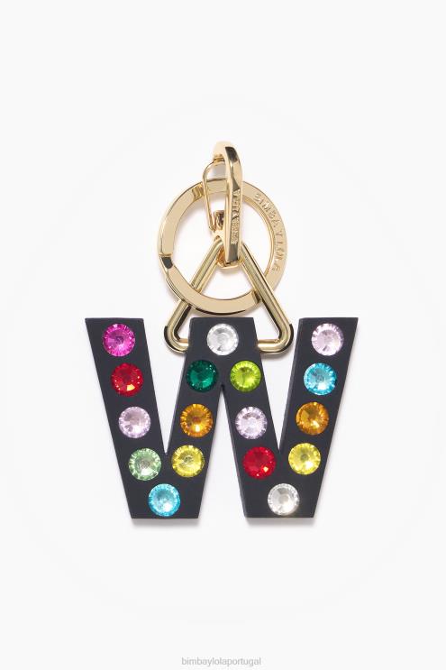 c acessórios 64X4N1193 chaveiro de silicone com letras Bimba Y Lola