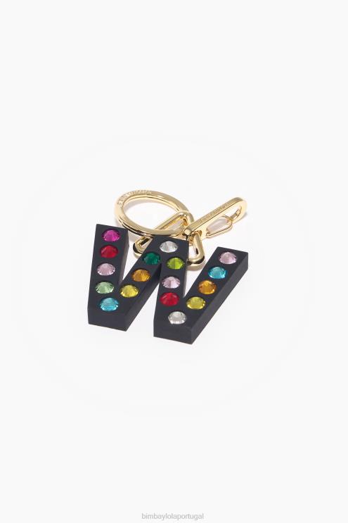 c acessórios 64X4N1193 chaveiro de silicone com letras Bimba Y Lola