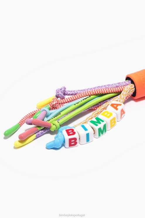 coral acessórios 64X4N943 chaveiro de dados Bimba Y Lola