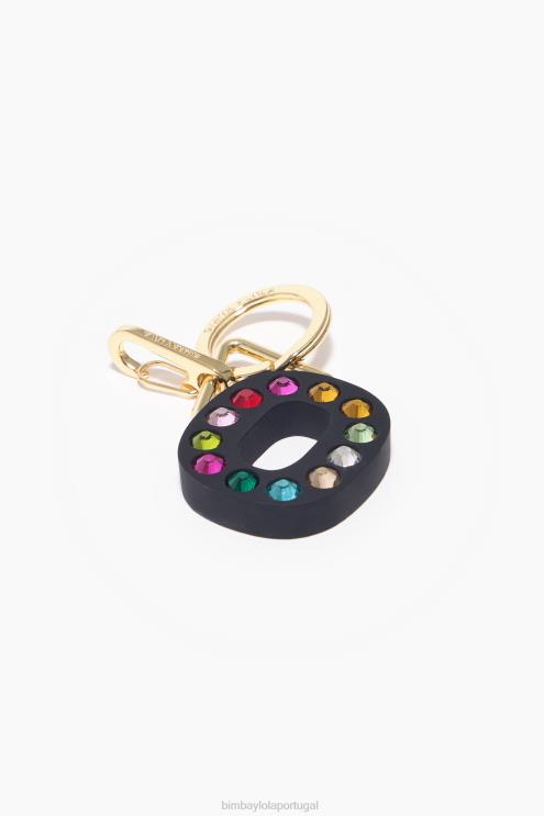 o acessórios 64X4N1185 chaveiro de silicone com letras Bimba Y Lola