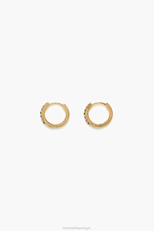 dourado acessórios 64X4N720 brincos de argola Bimba Y Lola