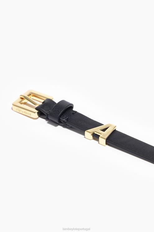 dourado acessórios 64X4N1147 letra um charme metal Bimba Y Lola