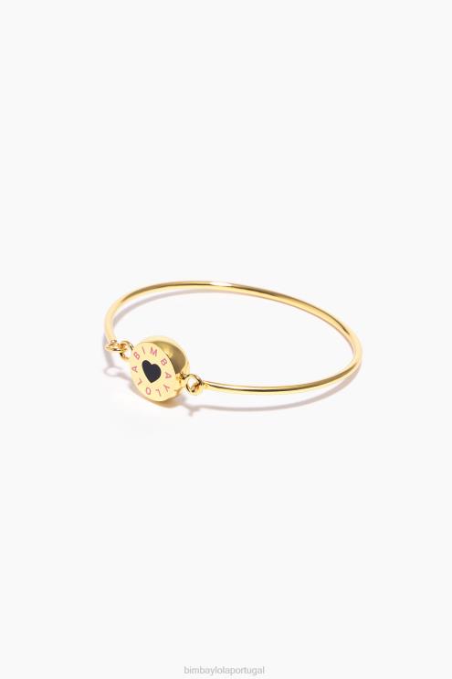 dourado acessórios 64X4N803 pulseira de metal Bimba Y Lola