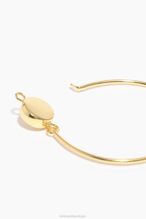 dourado acessórios 64X4N803 pulseira de metal Bimba Y Lola