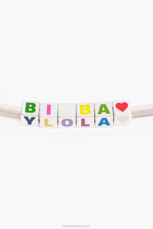 marfim acessórios 64X4N663 pulseira de couro Bimba Y Lola