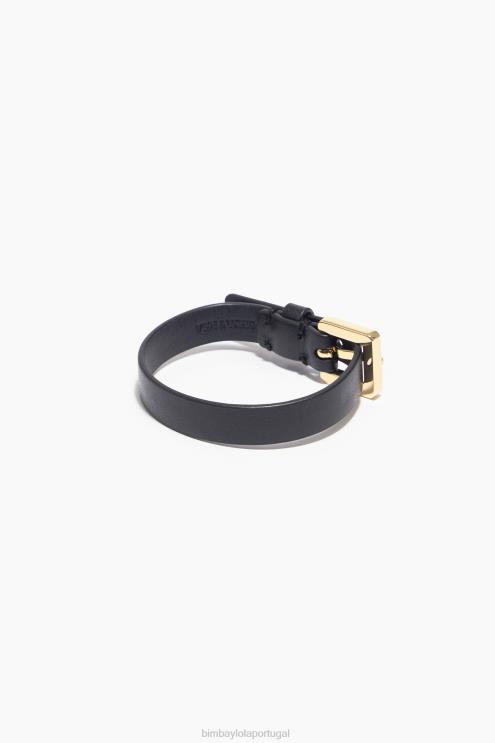 preto acessórios 64X4N725 pulseira personalizável Bimba Y Lola