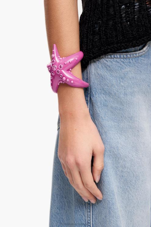 rosa acessórios 64X4N710 pulseira estrela Bimba Y Lola