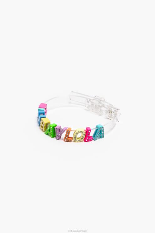 transparente acessórios 64X4N846 pulseira de letras de logotipo Bimba Y Lola