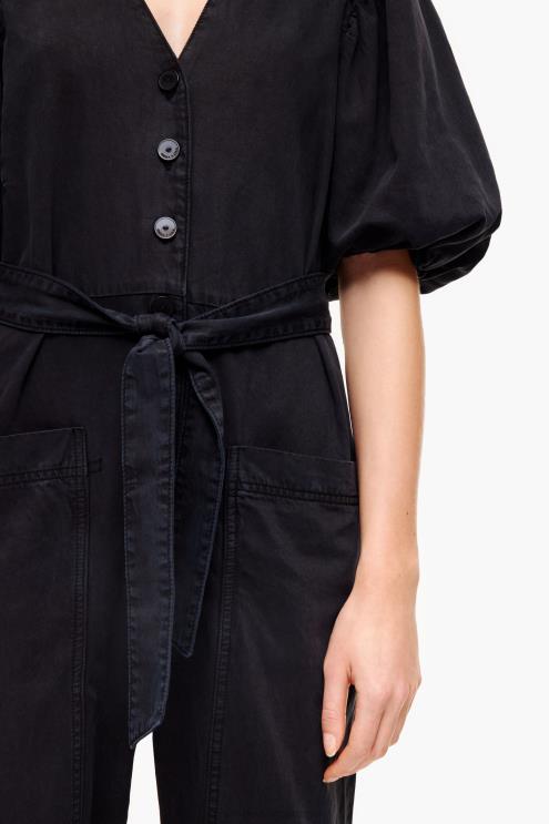 preto roupas 64X4N178 macacão jeans Bimba Y Lola