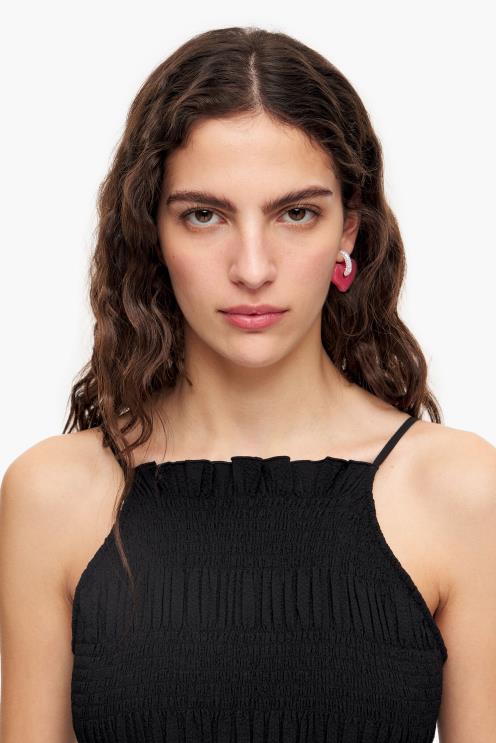 preto roupas 64X4N218 maxi macacão fluido Bimba Y Lola