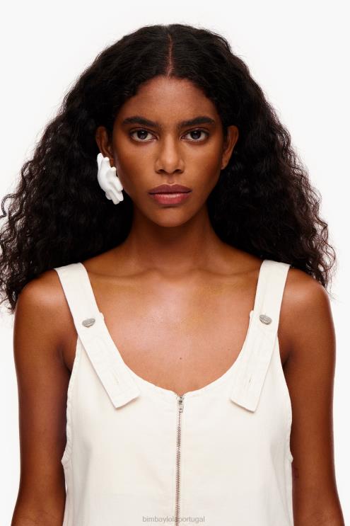 off white roupas 64X4N180 vestido jeans Bimba Y Lola