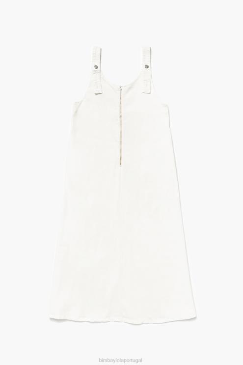 off white roupas 64X4N180 vestido jeans Bimba Y Lola