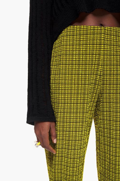 amarelo roupas 64X4N435 calças de guingão Bimba Y Lola