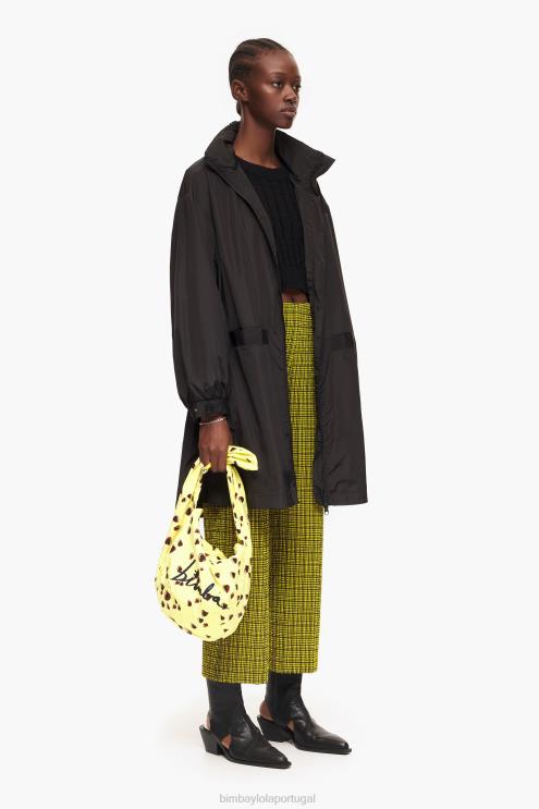 amarelo roupas 64X4N435 calças de guingão Bimba Y Lola