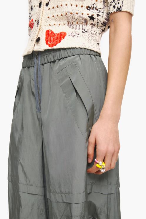 cinza roupas 64X4N420 calças de pára-quedas Bimba Y Lola