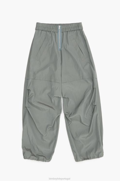 cinza roupas 64X4N420 calças de pára-quedas Bimba Y Lola