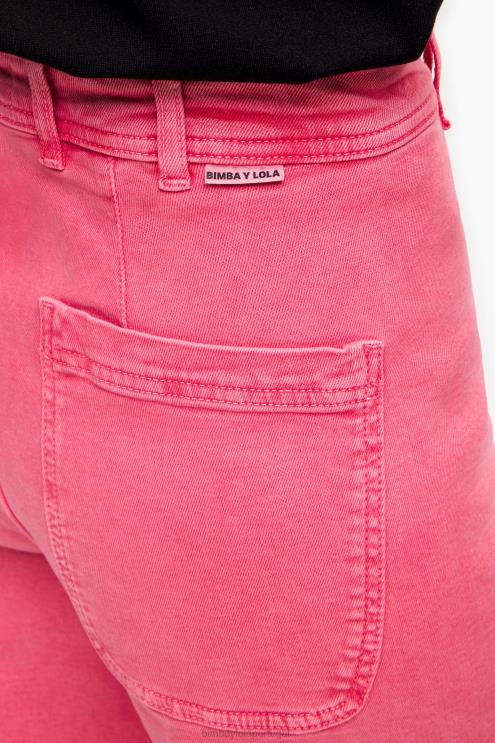 cereja roupas 64X4N447 culotte - jeans de cintura alta Bimba Y Lola