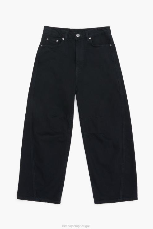 preto roupas 64X4N517 barril - jeans reto Bimba Y Lola