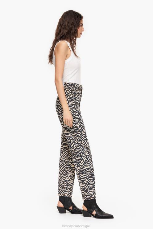 tigre roupas 64X4N530 corte reto - jeans reto Bimba Y Lola