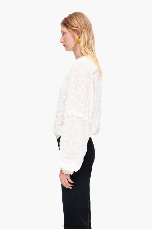 estrela roupas 64X4N340 blusa cropped jacquard Bimba Y Lola