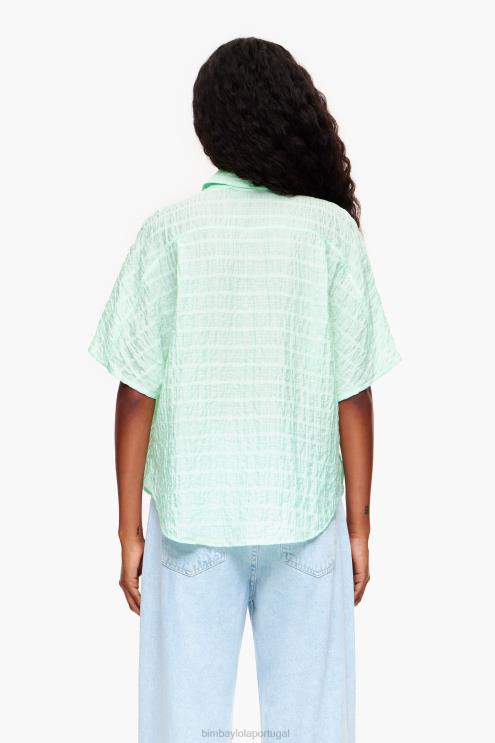 hortelã roupas 64X4N328 Camisa curta Bimba Y Lola