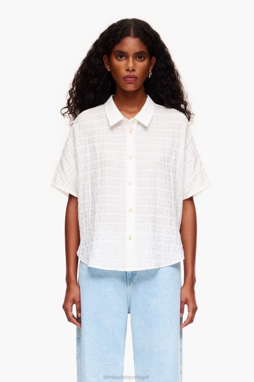 marfim roupas 64X4N327 Camisa curta Bimba Y Lola