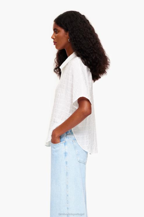 marfim roupas 64X4N327 Camisa curta Bimba Y Lola