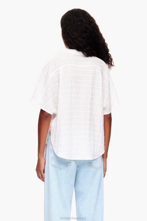 marfim roupas 64X4N327 Camisa curta Bimba Y Lola