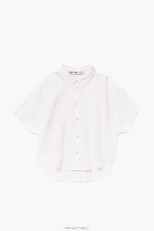 marfim roupas 64X4N327 Camisa curta Bimba Y Lola