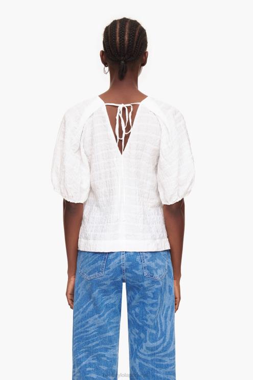 marfim roupas 64X4N348 blusa curta Bimba Y Lola