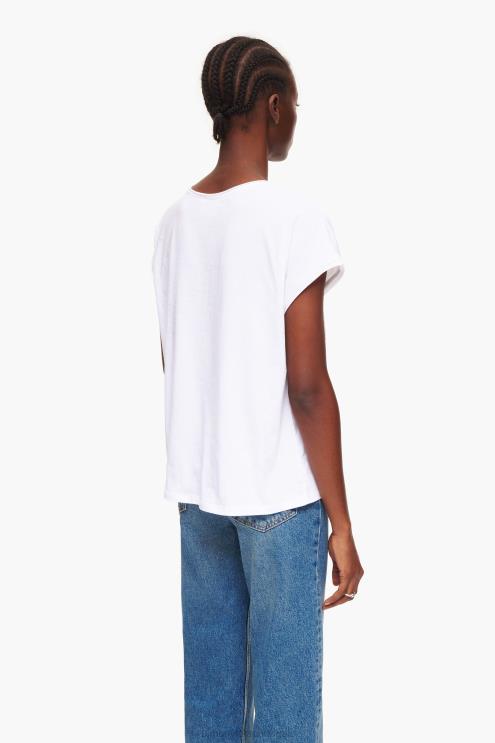 branco roupas 64X4N258 camiseta com logotipo Bimba Y Lola