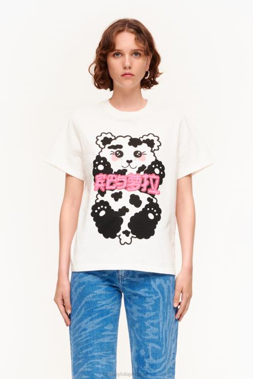 branco roupas 64X4N279 camiseta urso panda Bimba Y Lola