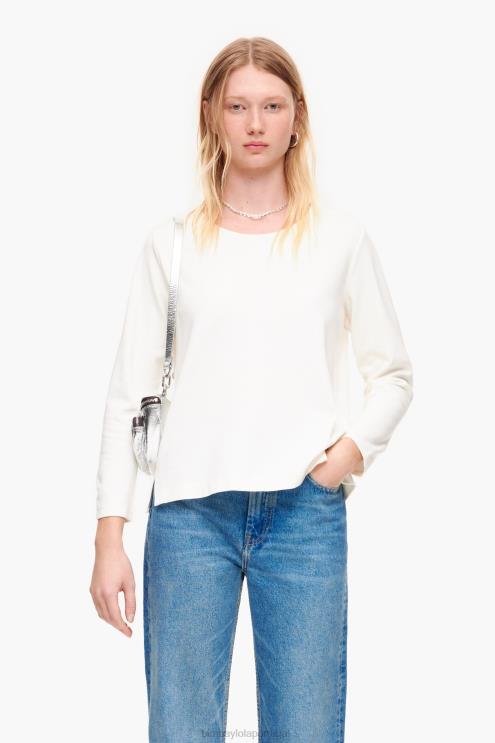 branco roupas 64X4N300 camiseta de malha Bimba Y Lola