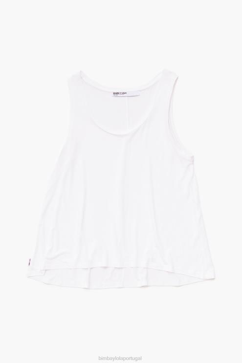 branco roupas 64X4N316 camiseta linha a Bimba Y Lola