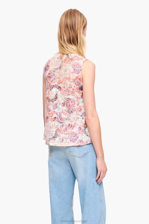 frutas roupas 64X4N293 camiseta estampada completa Bimba Y Lola