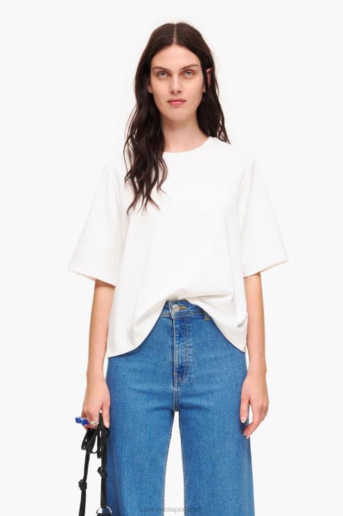 marfim roupas 64X4N257 camiseta curta ponte di roma Bimba Y Lola
