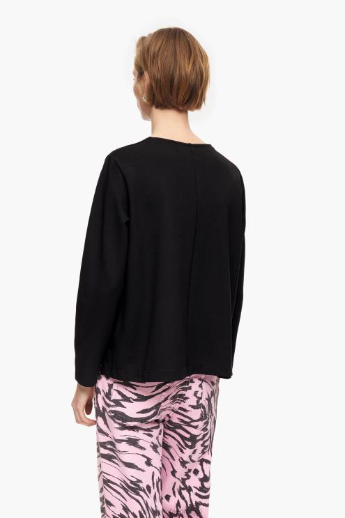 preto roupas 64X4N301 camiseta de malha Bimba Y Lola