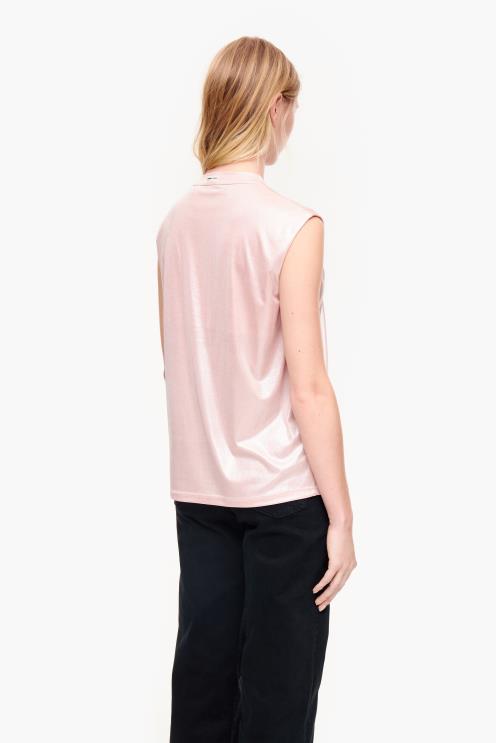 rosa roupas 64X4N308 camiseta fluida curta Bimba Y Lola
