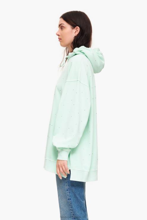 hortelã roupas 64X4N501 moletom brilhante Bimba Y Lola