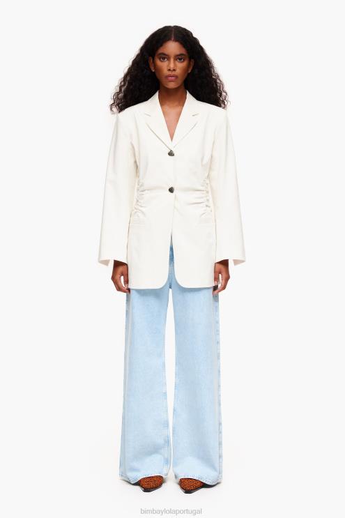 cru roupas 64X4N469 blazer de algodão Bimba Y Lola