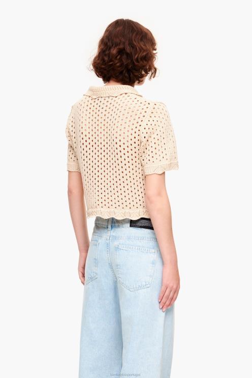 areia roupas 64X4N360 suéter de crochê Bimba Y Lola