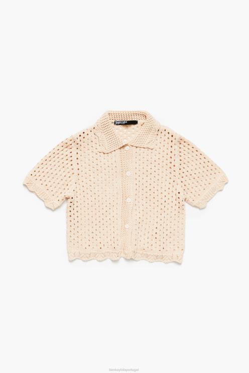 areia roupas 64X4N360 suéter de crochê Bimba Y Lola